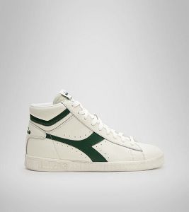 Dámské Tenisky Diadora Game L High Waxed Bílé Zelene | CZ-109483