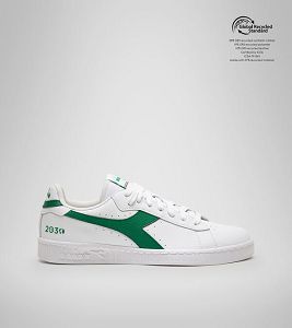 Dámské Tenisky Diadora Game L Low 2030 Bílé Zelene | CZ-340579