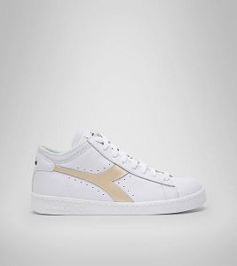 Dámské Tenisky Diadora Game Row Cut Metal Bílé Zlaté | CZ-134578