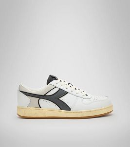 Dámské Tenisky Diadora Magic Basket Low Icona Bílé Šedé | CZ-956824