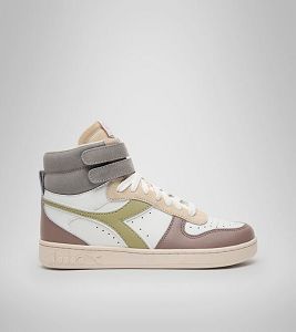 Dámské Tenisky Diadora Magic Basket Mid Icona Wn Bílé | CZ-701829