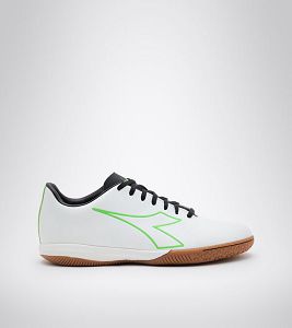 Pánské Futsal Boty Diadora Pichichi 4 Idr Bílé Zelene Černé | CZ-680591