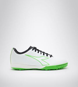 Pánské Futsal Boty Diadora Pichichi 4 Tfr Bílé Zelene Černé | CZ-129564