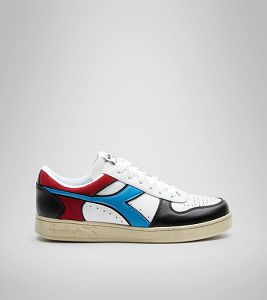 Pánské Tenisky Diadora Magic Basket Low Icona Bílé Černé Blankyt | CZ-685249